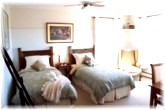 Firedance Country Inn Bed and Breakfast's spacious Twin Suite overlooking our gardens and surrounding countryside.