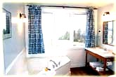 Relax in a large two person soaker tub and enjoy your private ensuite bath and shower.