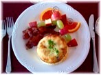 Wake up each morning to the tantalizing tastes of one of our feature gourmet breakfasts.